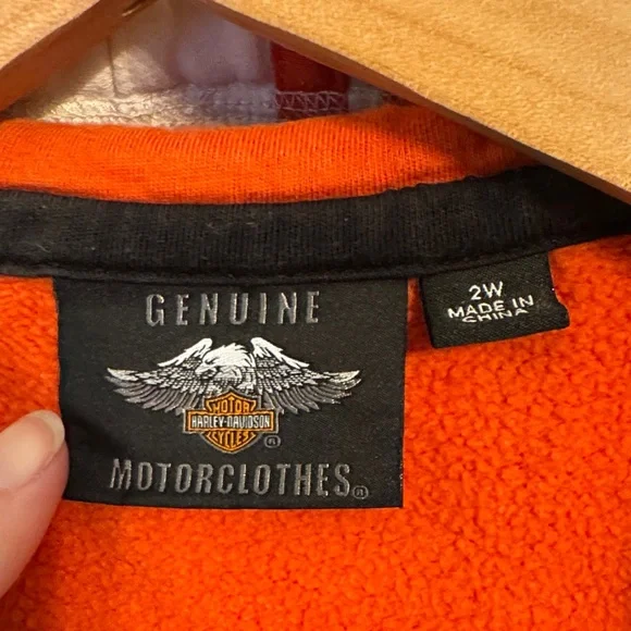 Harley-Davidson Black and Red Hoodie - Picture 2 of 7